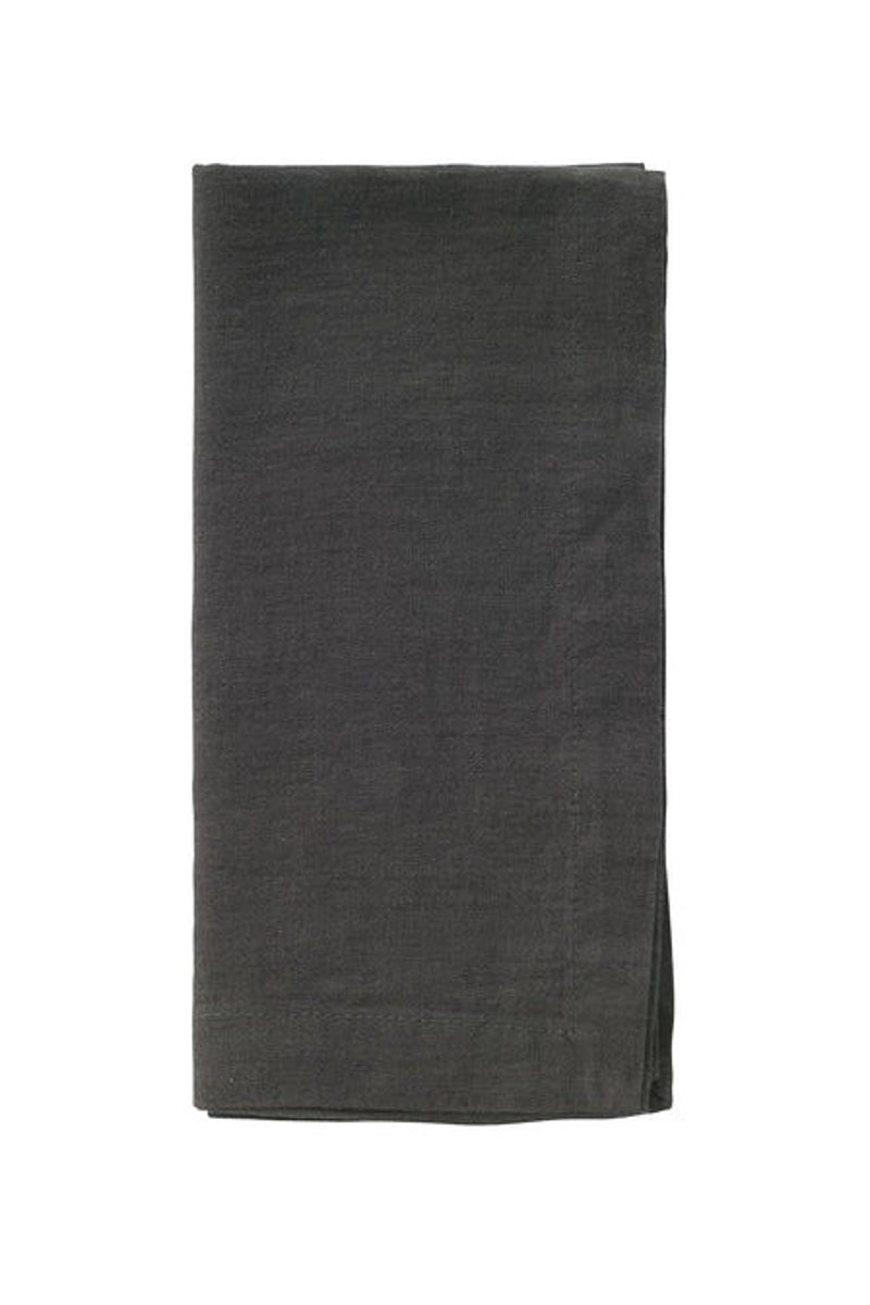 Bodrum Amalfi Napkin 21" Charcoal