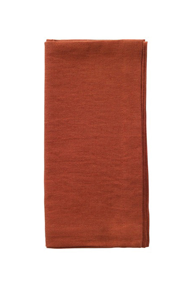 Bodrum Amalfi Napkin 21" Burnt Orange