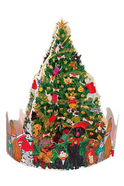 Caspari Caroling Pets 3D Advent Calendar