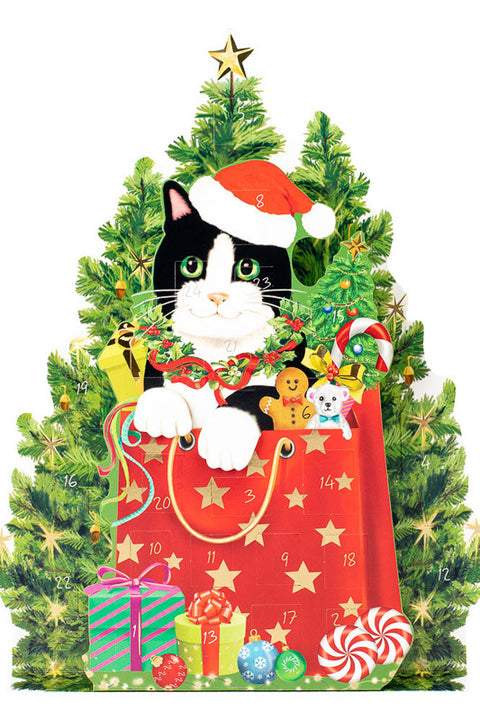 ADVENT CALENDR XMAS CAT