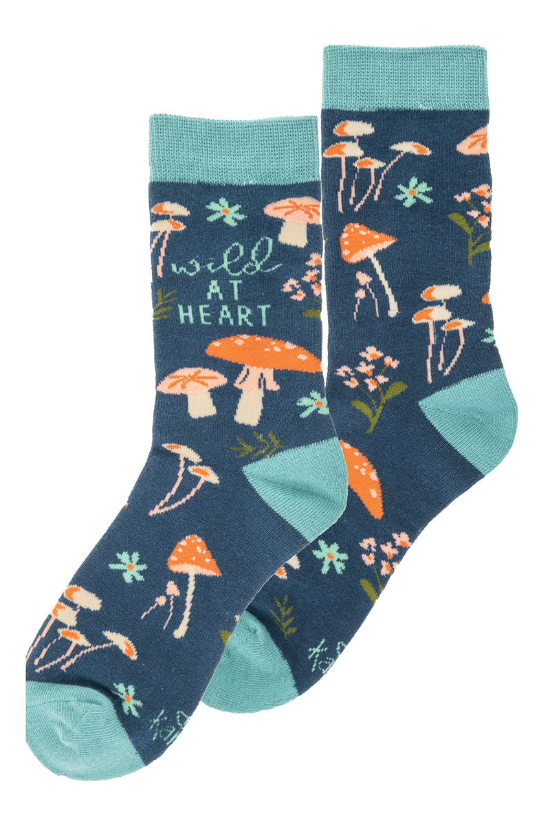 Karma Crew Socks Mushroom