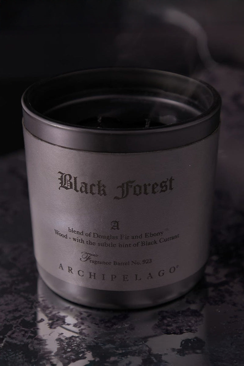 Archipelago Letterpress Candle Black Forest