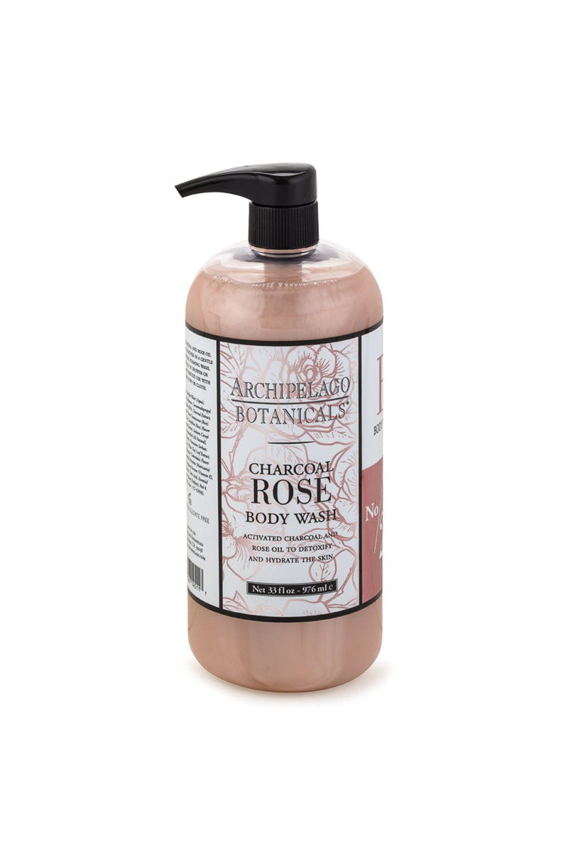 Archipelago Body Wash Charcoal Rose 33 oz