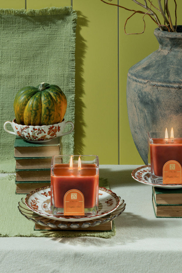 Aromatique® | Pumpkin Spice | Cube Glass Candle