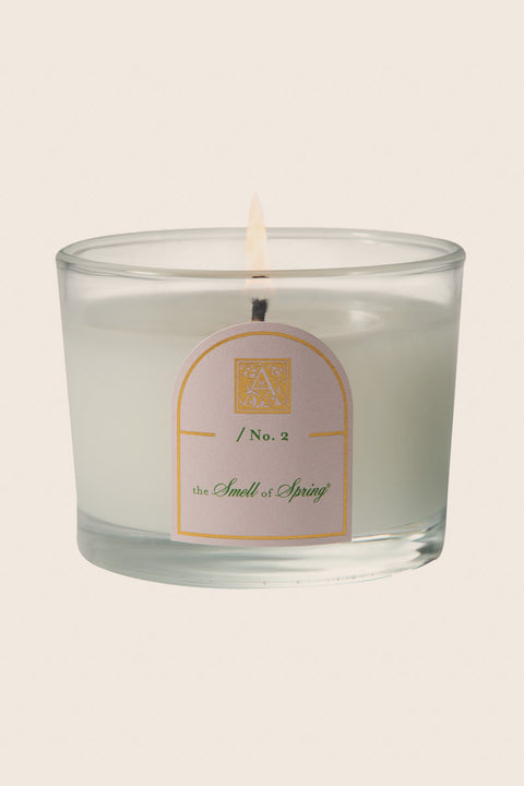 Aromatique The Smell of Spring Petite Tumbler Glass Candle 4.5 oz