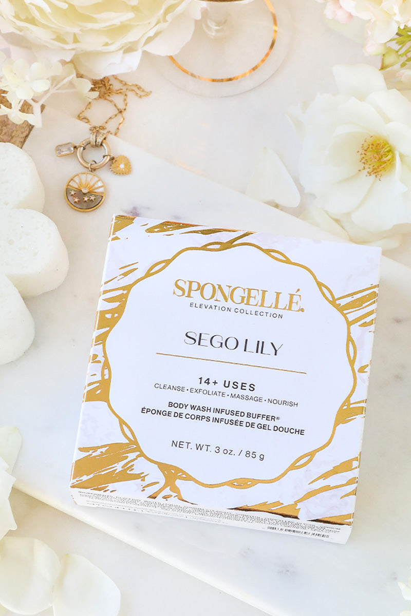 Spongelle Sego Lily Body Wash Infused Buffer