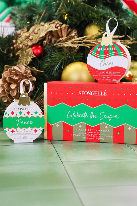 Spongelle Celebrate The Season Gift Set Cheer & Peace