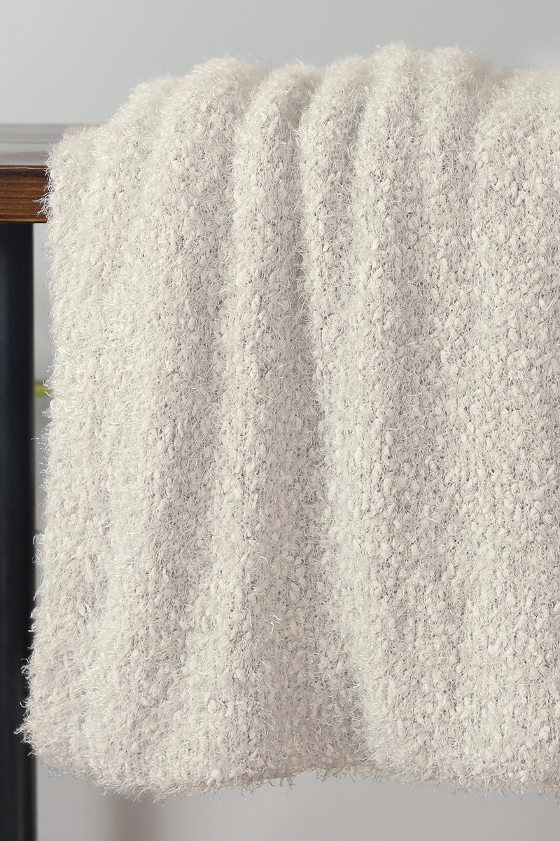 Bedford Cottage Pizzaz Throw 50"x70" White