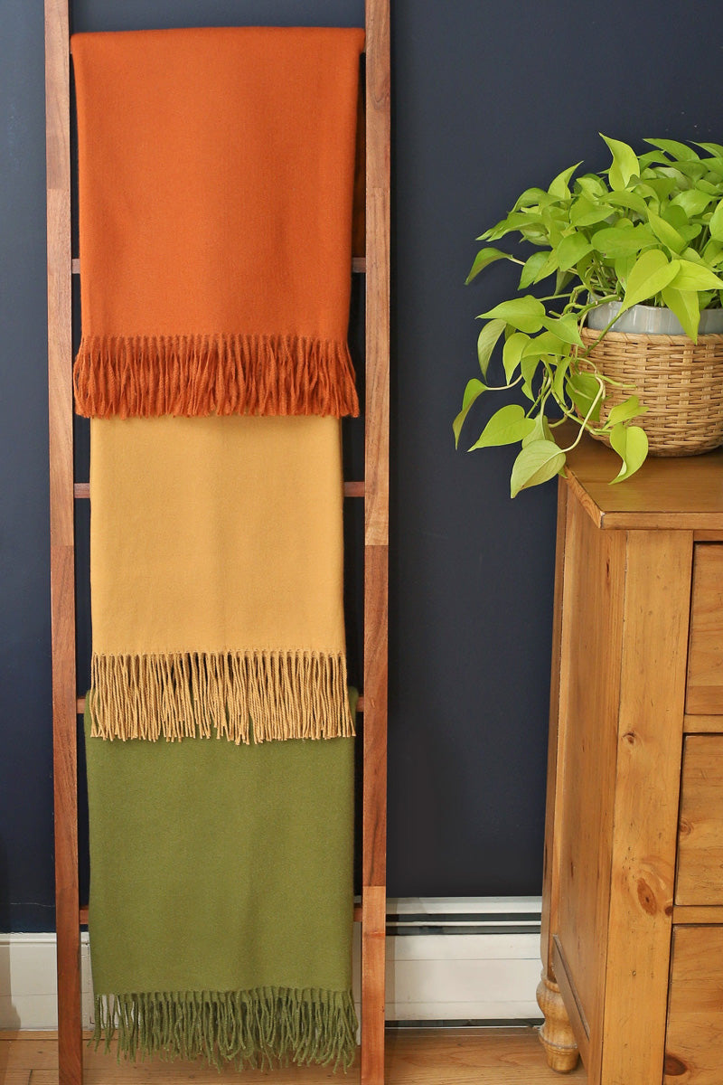 Bedford Cottage Edinburgh Throw 50"x68" Olive