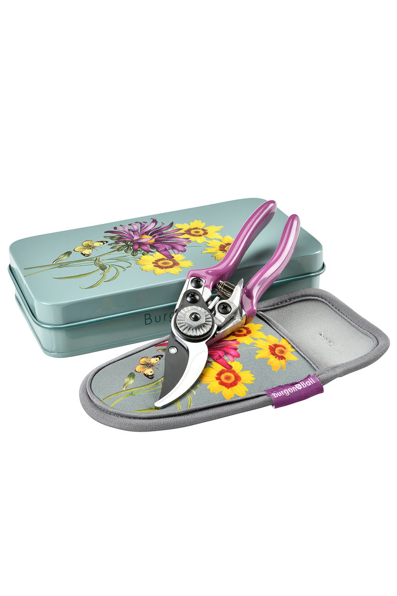 Burgon & Ball Pruner and Holster Gift Set, Asteraceae