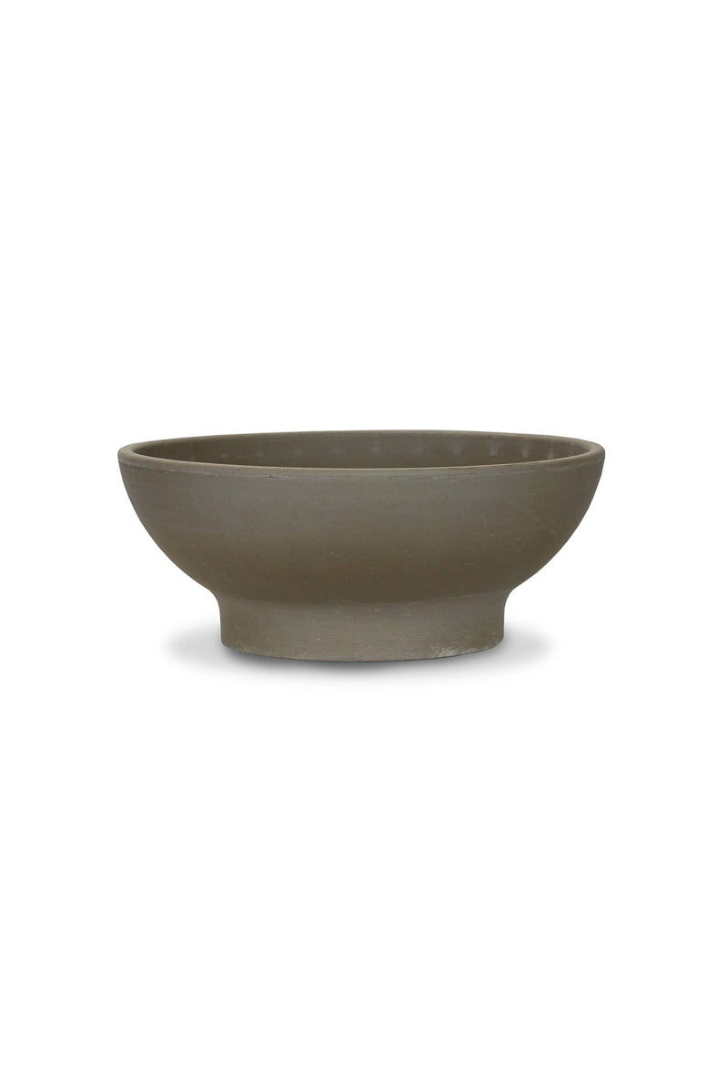 Low Bowl Dark Marble 10"