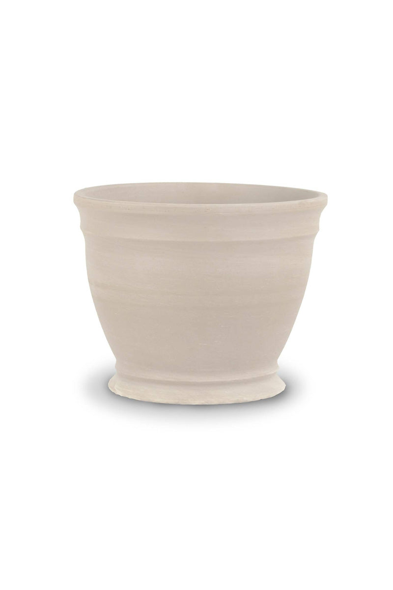 Parisian Planter 8" Clay White Granite