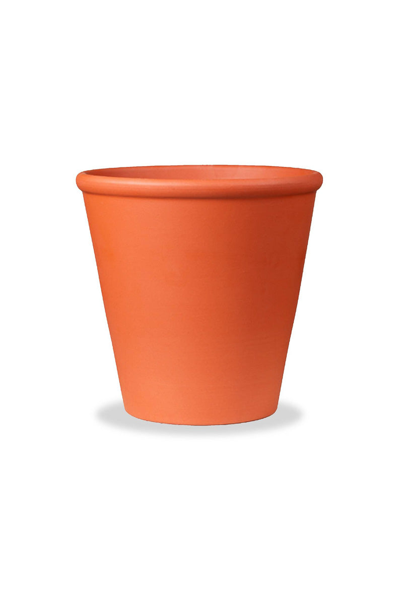 Terra Cotta Rose Cone Flower Pot 5"