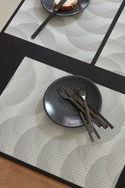 Chilewich Arc Placemat Sesame 14"x19"