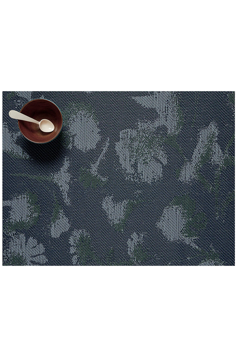 Chilewich Botanic Placemat Rectangle 14"x19" Indigo