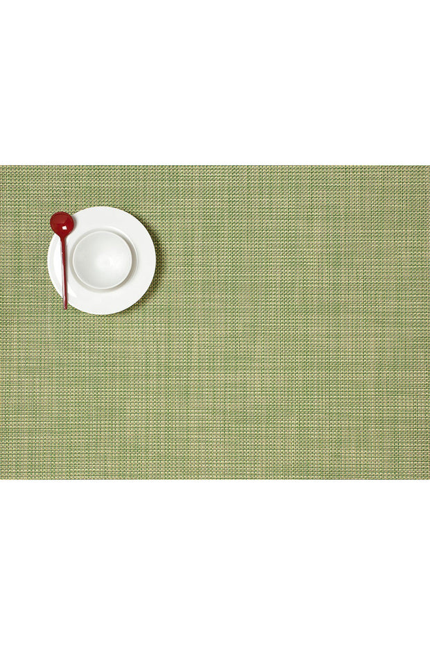 Chilewich Mini Basketweave Rectangle Placemat Dill 14"x19"