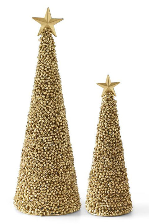 Gold Jingle Bell Tree Large