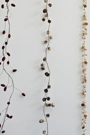 Pinecone Garland Gold Glitter 72"