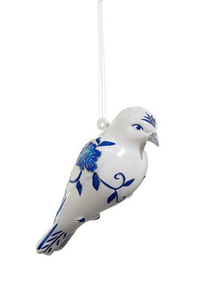 Chinoiserie Bird Ornament 5"