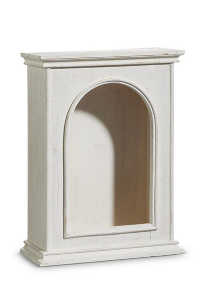 Mini Curio Cabinet 16" White