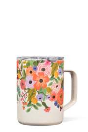 Corkcicle Mug 16oz Rifle Paper Garden Party Cream