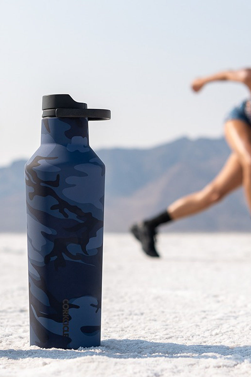 Corkcicle Sport Canteen 32oz Navy Camo