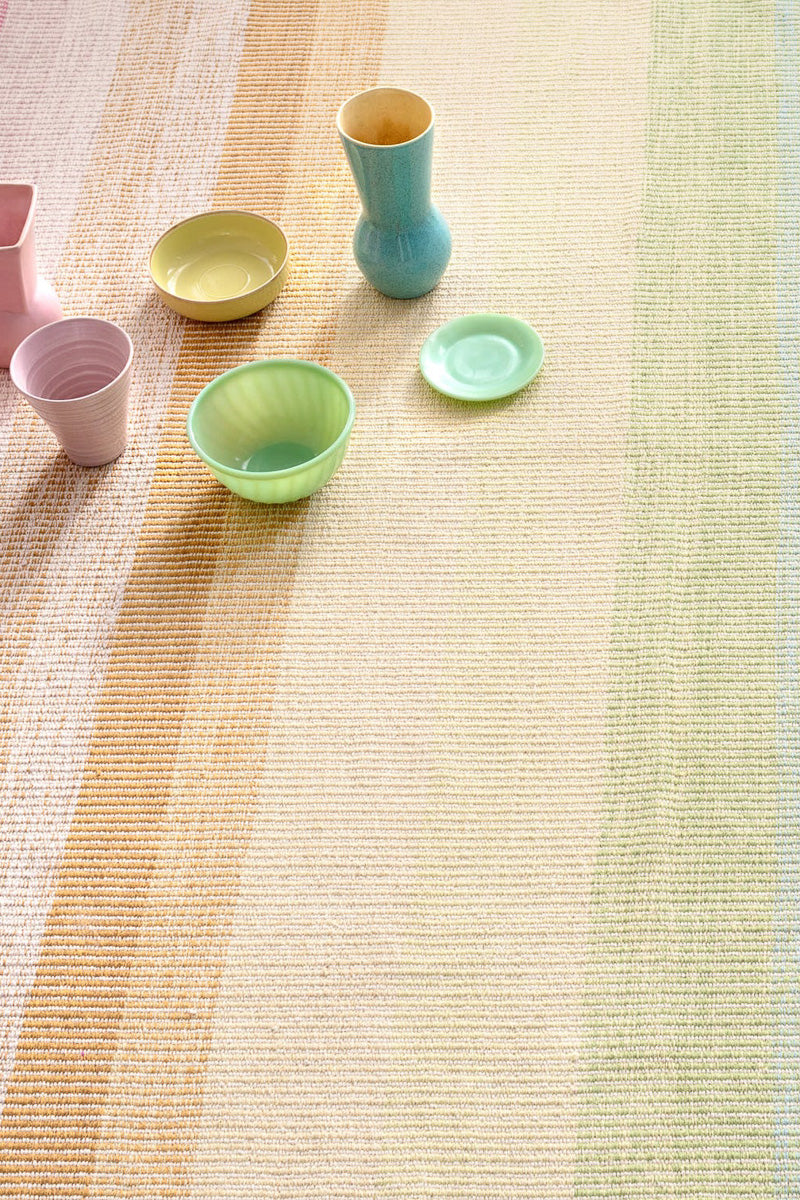 Dash & Albert Watercolor Horizon Handwoven Cotton Rug 2'x3'