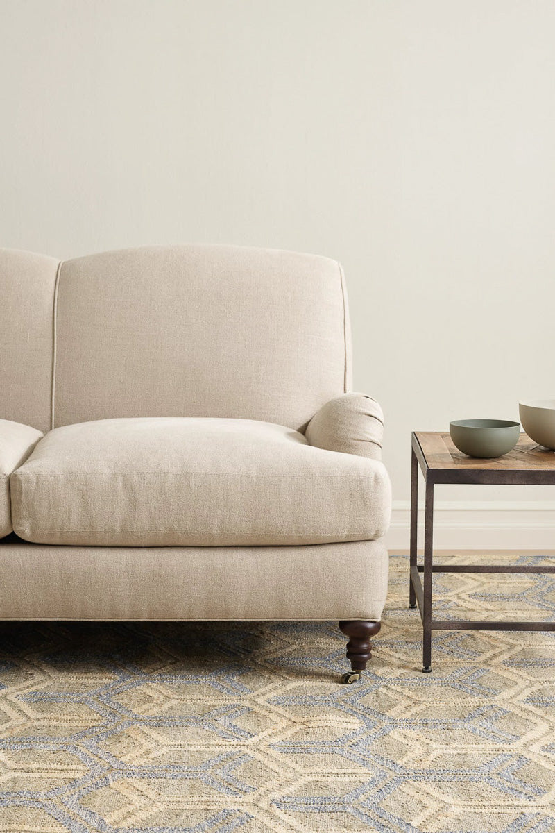 Dash & Albert Tala Handwoven Jute Rug 2'x3' Blue