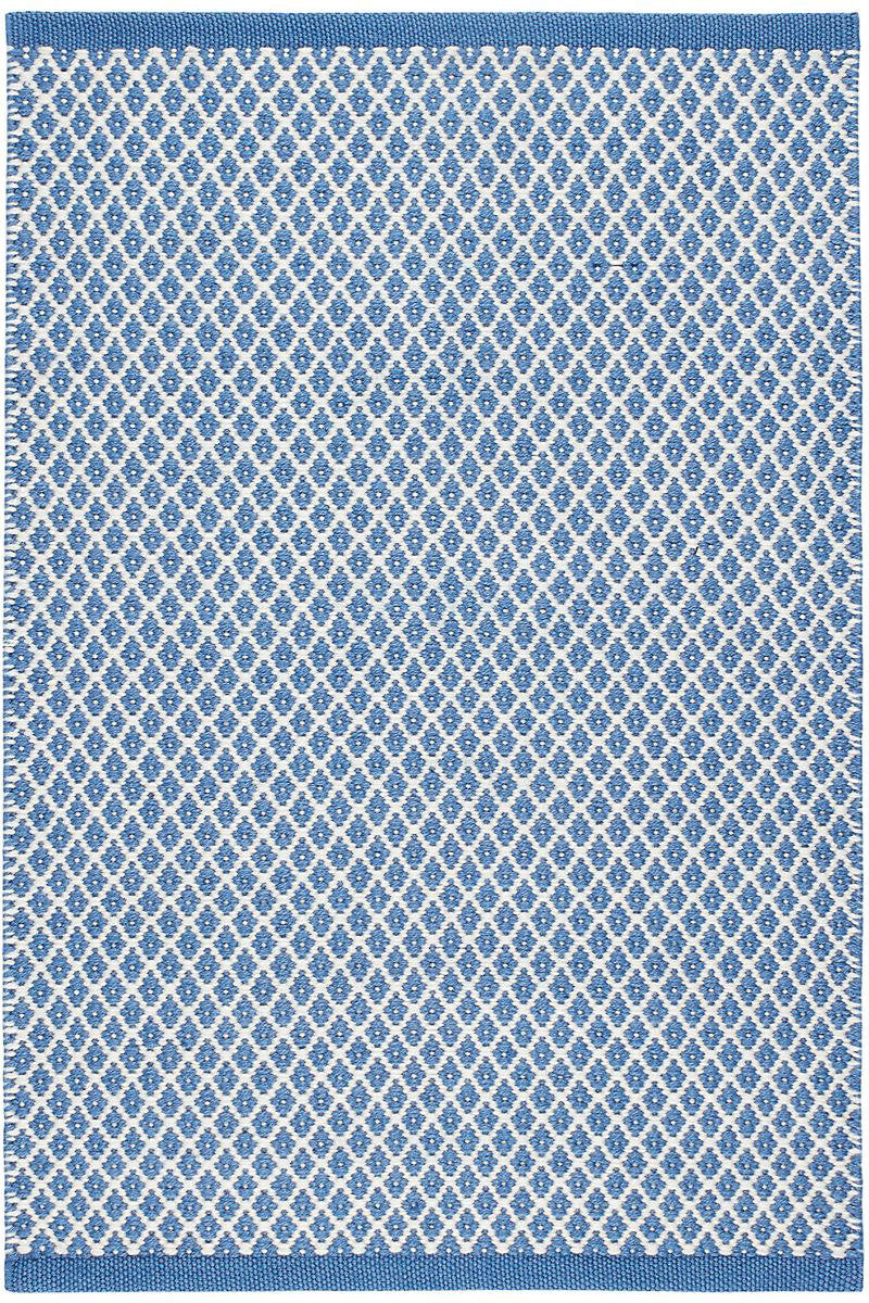 Dash & Albert Mainsail Handwoven Indoor/Outdoor Rug 2'x3' French Blue