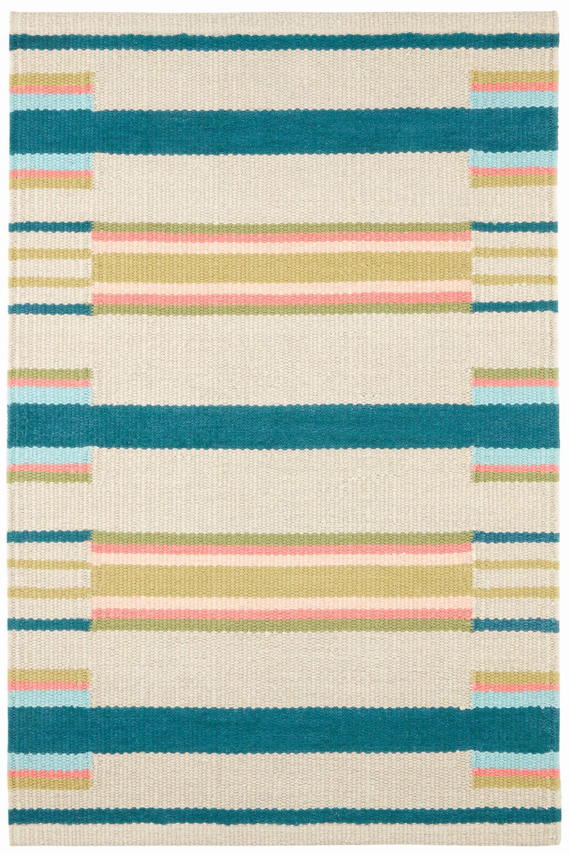 Dash & Albert Everly Multi Handwoven Cotton Rug 2x3