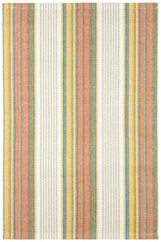 Dash & Albert Sloane Stripe Sprout Handwoven Cotton Rug 2x3