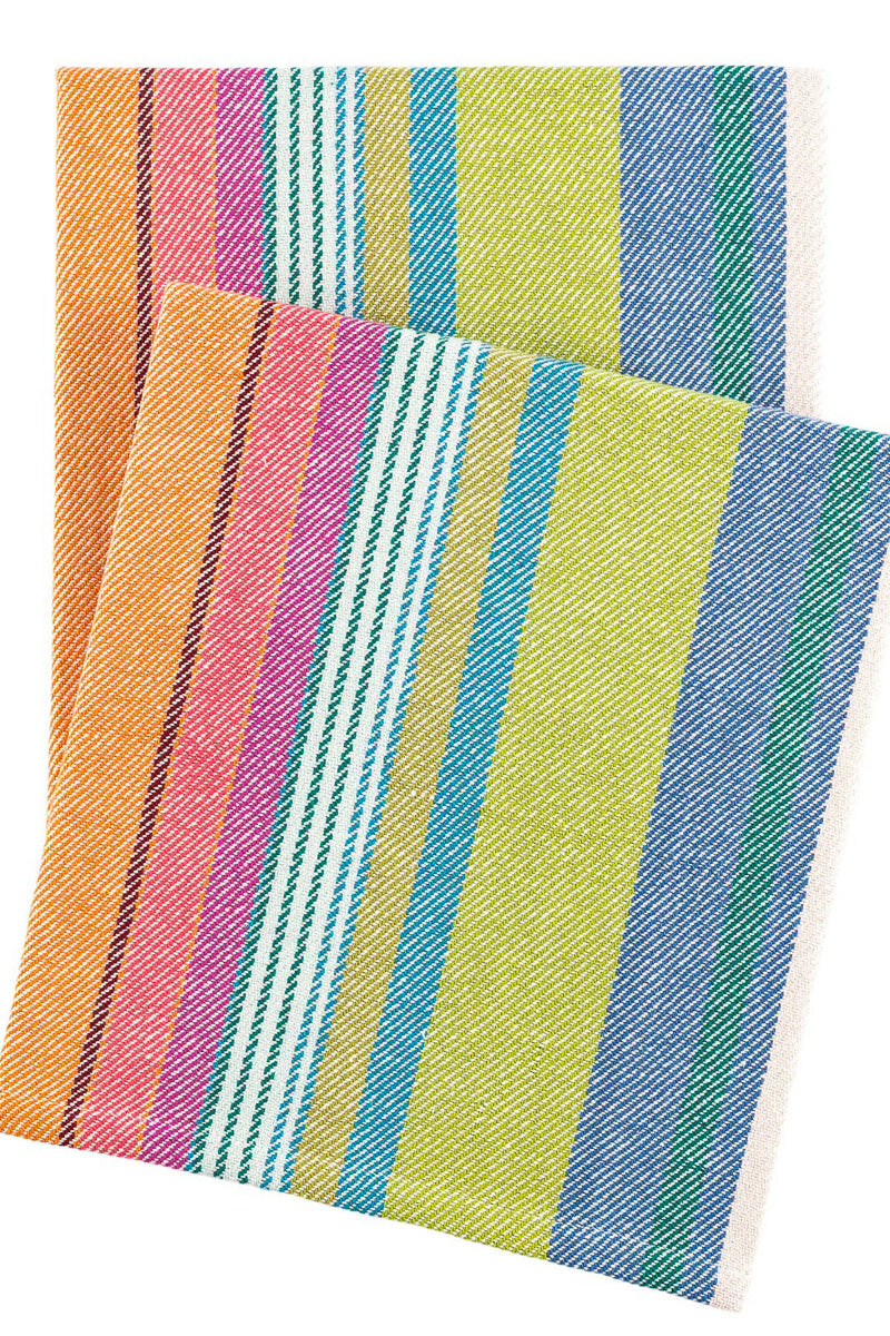 Dash & Albert Mellie Stripe Woven Cotton Throw