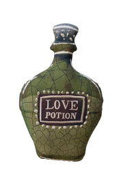 Pillow Potion Bottle Shaped Cotton Embroidery