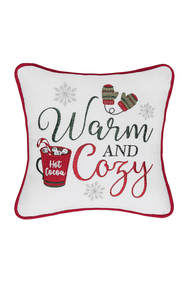 Warm and Cozy Cocoa Mug Pillow