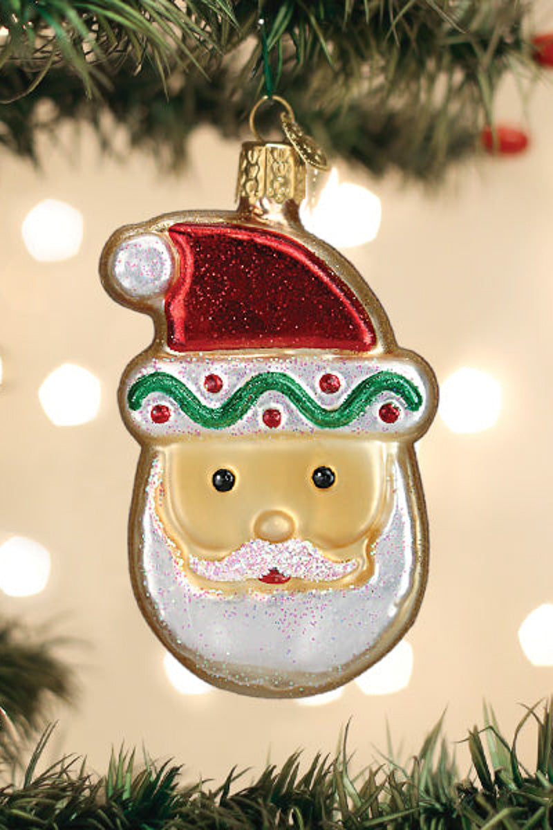 Santa Sugar Cookie Ornament
