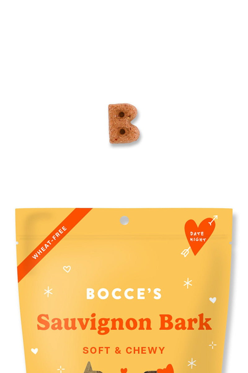 Bocce's Bakery Date Night Sauvignon Bark Soft & Chewy Dog Treats 6 oz