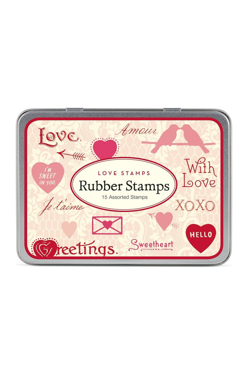 Cavallini & Co Love Rubber Stamp Set