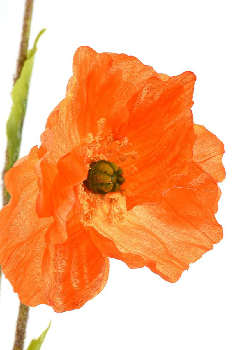 SILK SPRAY POPPY 22"
