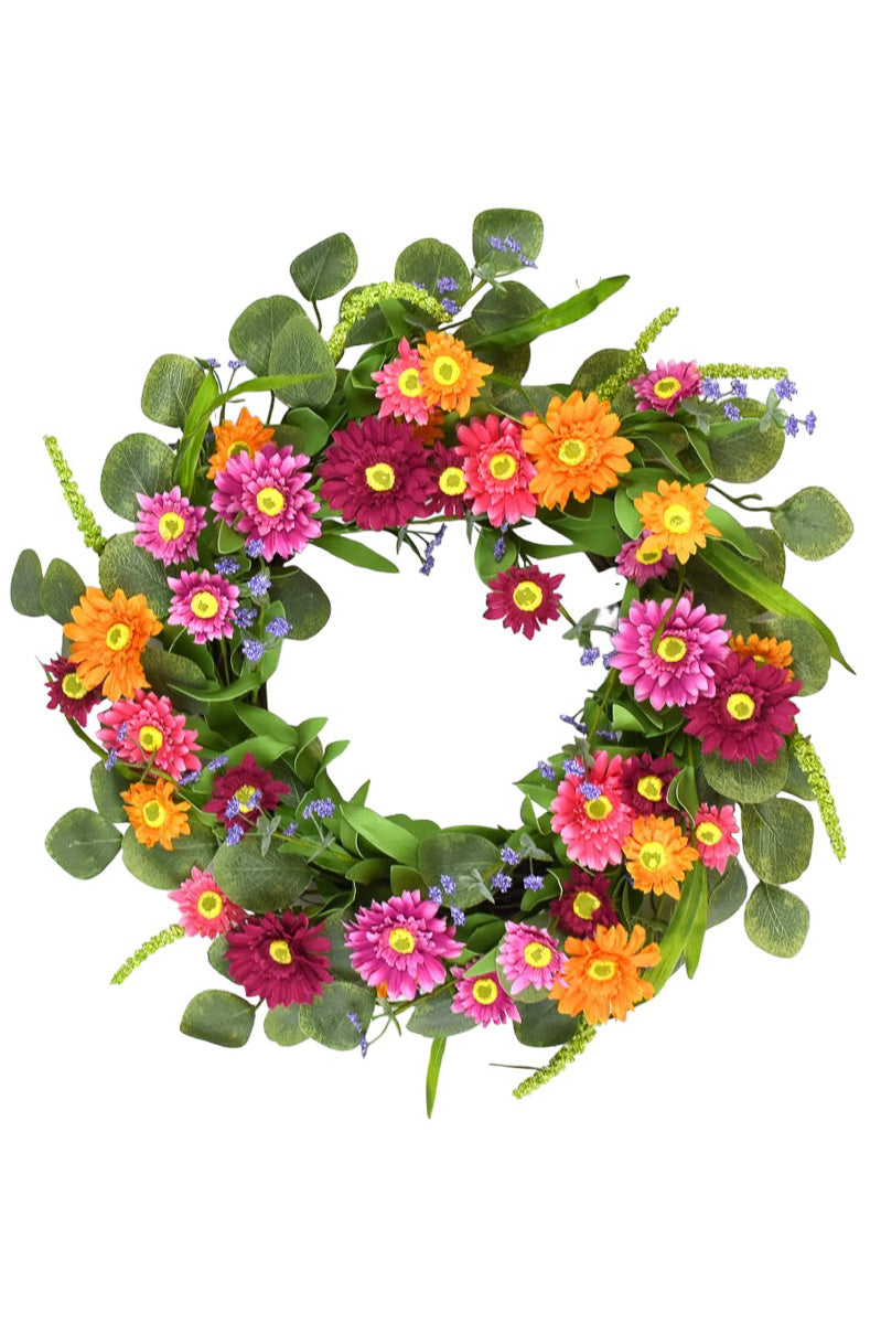 SILK MIXED GERBERA 24"