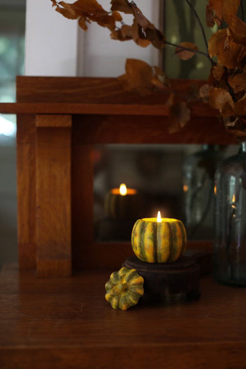 Aromatique Pumpkin Spice Harvest Gourd Ceramic Candle 4.8 oz