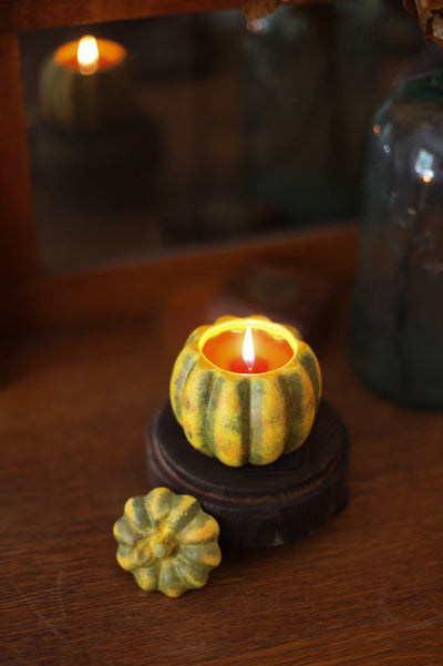 Aromatique Pumpkin Spice Harvest Gourd Ceramic Candle 4.8 oz