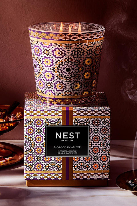 Nest 3 Wick Candle Moroccan Amber