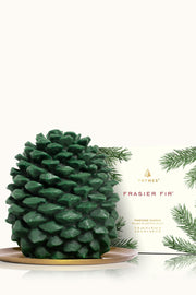 Thymes Candle Frasier Fir Pinecone and Tray