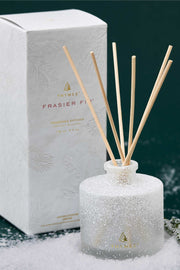 Thymes Flocked Reed Diffuser Frasier Fir Petite