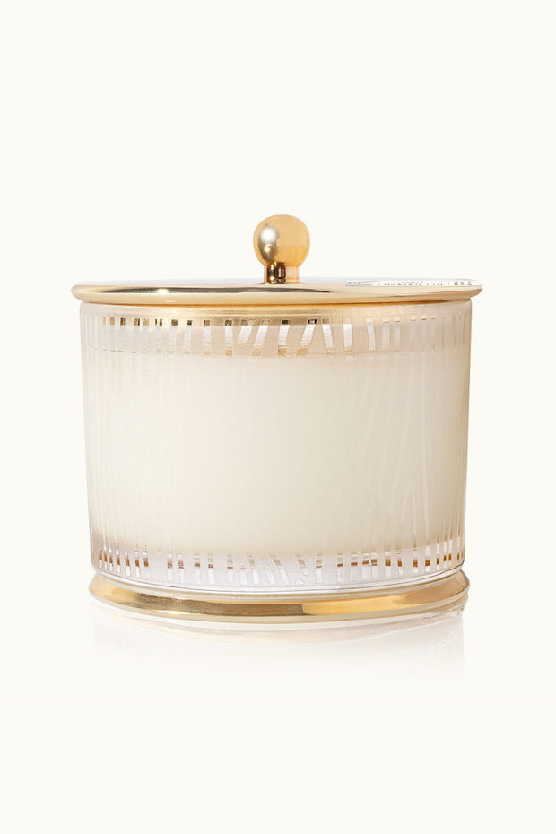 Thymes Gilded Candle Fraiser Fir Frosted Wood Grain Medium