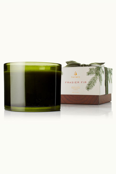 Thymes 3 Wick Candle Frasier Fir Green 70 oz