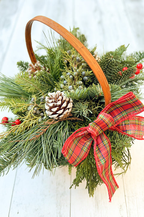 Centerpiece, Birch Basket