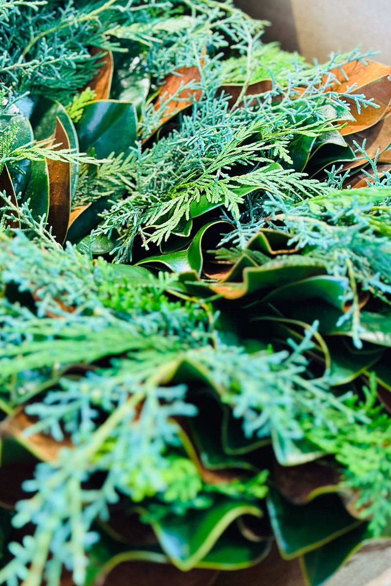 Wreath, Fresh Bunches 18"