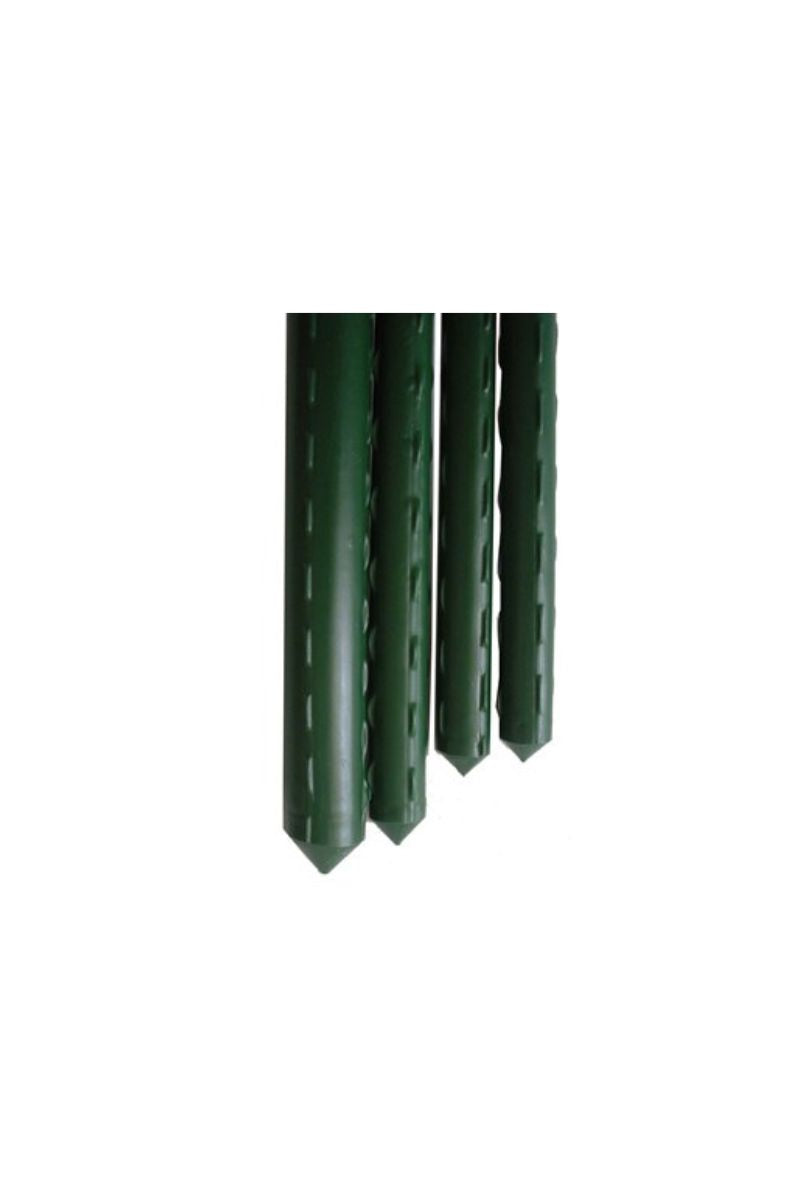 Green Vinyl Steel Stake 4'