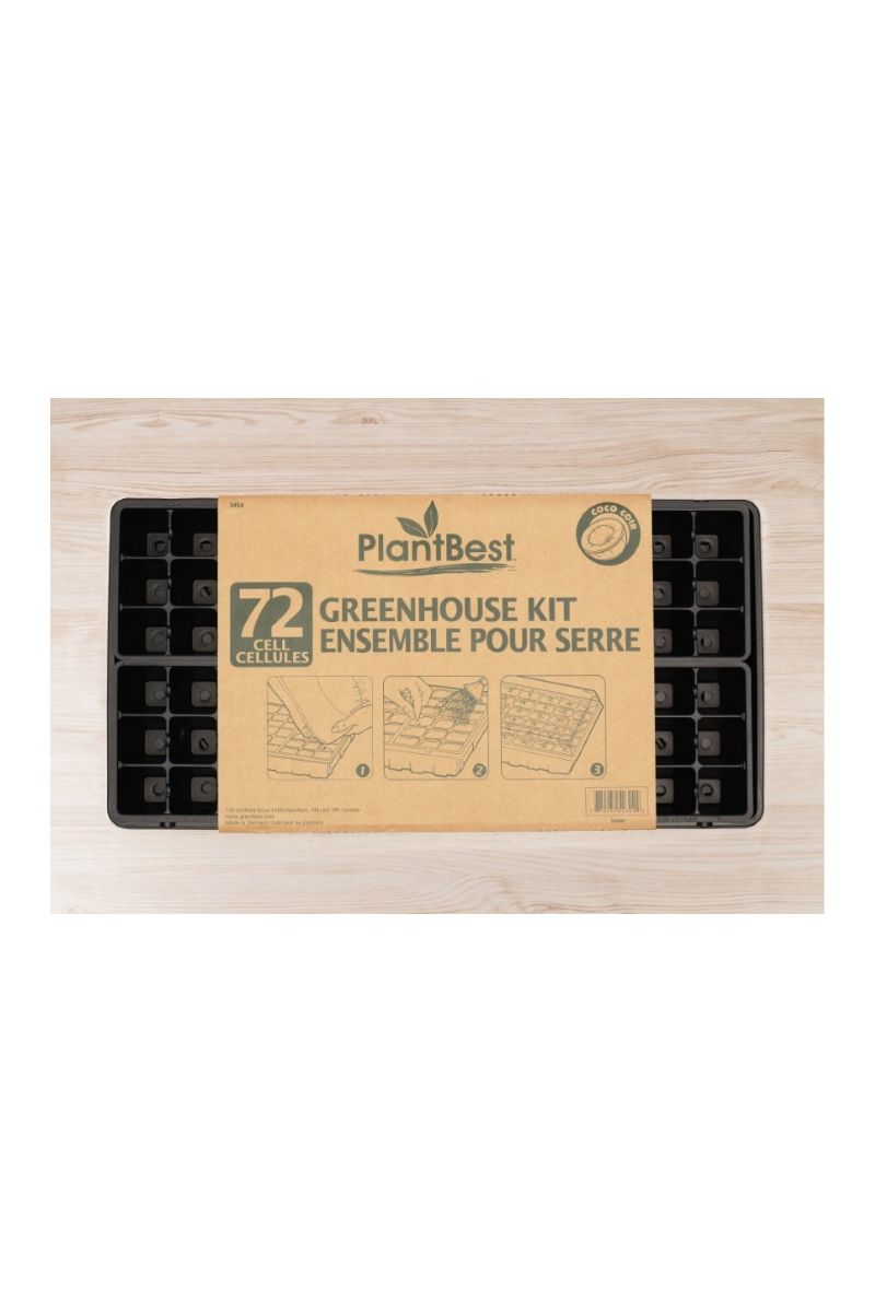 PlantBest 72-Cell Greenhouse Seed Starter Kit